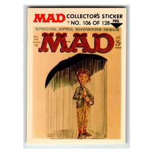 MAD Alfred E. Neuman 1983 Collector's Sticker #106 E.C. Publications